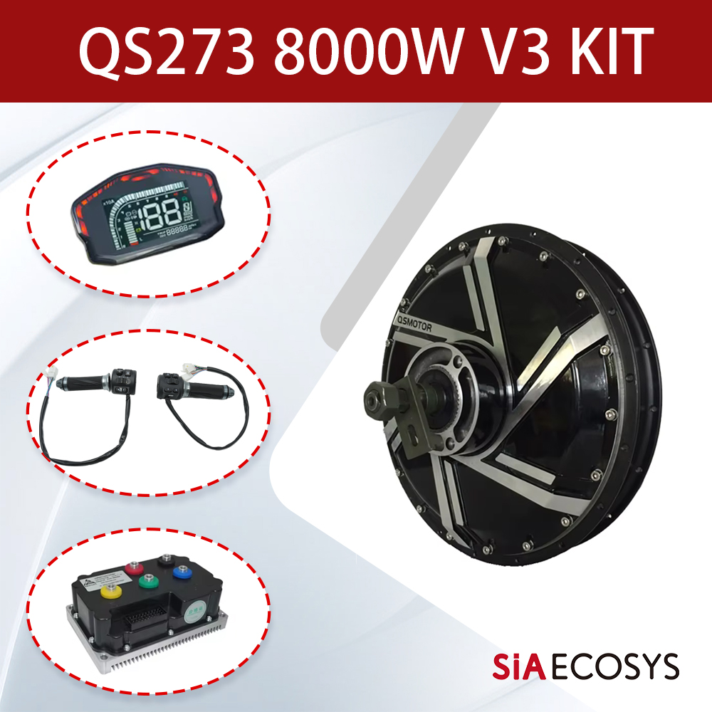 Qs273 Hub Motor 8000W 72V - طقم محرك QSMOTOR QS273 V3 بقوة