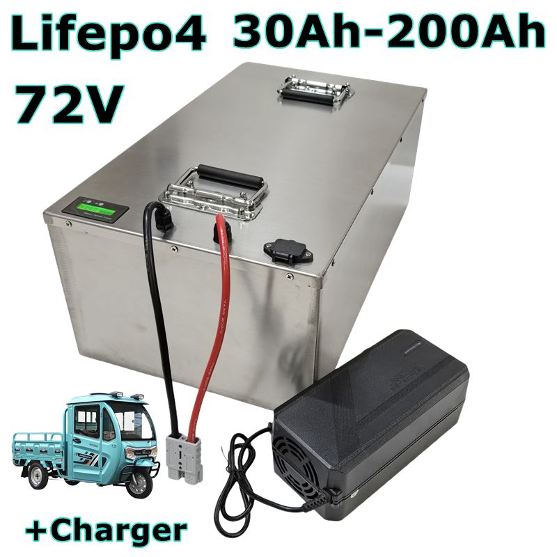 ليثيوم 72 فولت 100AH 120AH 150 - مراجعة 72V 60Ah Lifepo4 Battery Pack وسعره